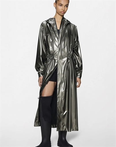 Rains - Bold Longest Regnjakke - Raven